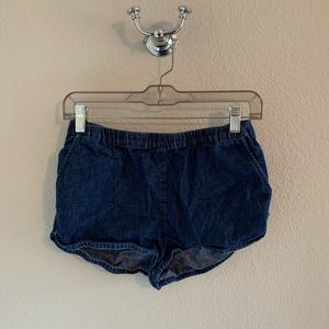 Volcom flowy denim shorts